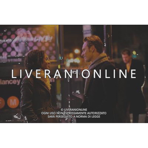 Actors Nicole Beharie as –Marianne” and Michael Fassbender as –Brandon” on the set of SHAME. Photo By: Abbot Genser © LFI/Photoshot - ag. aldo liverani sas italy only