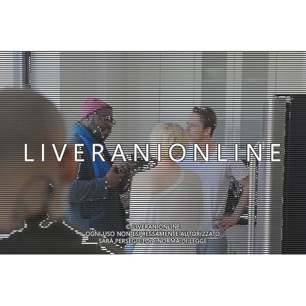 Writer/Director Steve McQueen and actors Carey Mulligan and Michael Fassbender on the set of SHAME. © LFI/Photoshot - ag. aldo liverani sas italy only