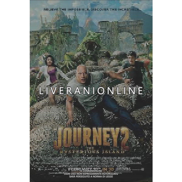 JOURNEY 2: THE MYSTERIOUS ISLAND 2012 - Poster ©PHOTOSHOT/ALDO LIVERANI SAS - ITALY ONLY -