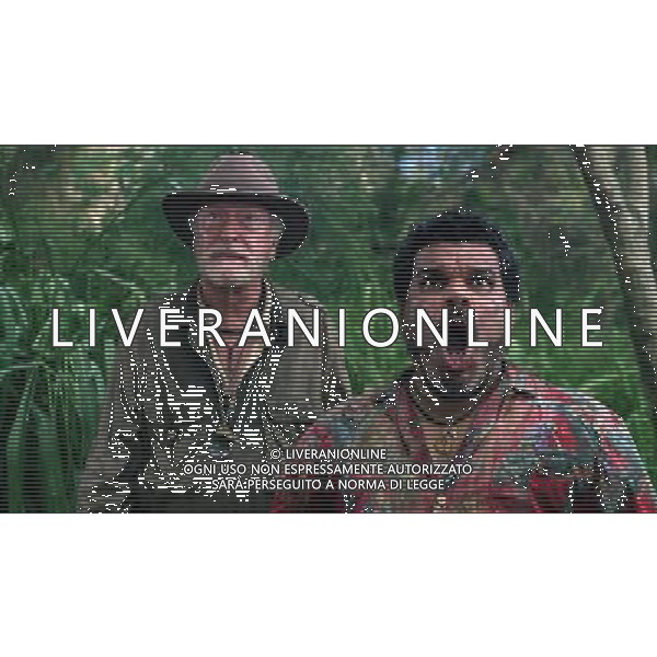 (L-r) MICHAEL CAINE as Alexander and LUIS GUZMçN as Gabato in New Line Cinema?s family adventure JOURNEY 2: THE MYSTERIOUS ISLAND, a Warner Bros. Pictures release. ©PHOTOSHOT/ALDO LIVERANI SAS - ITALY ONLY -