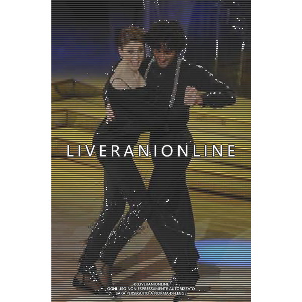 Roma - 14/01/2012 - Auditorium Rai - Trasmissione TV \' Ballando con le stelle \' - nella foto: Claudia Andreatti e Samuel Peron å© Fabrizio Corradetti - Ag. Aldo Liverani sas