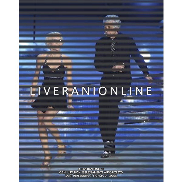 Roma - 14/01/2012 - Auditorium Rai - Trasmissione TV \' Ballando con le stelle \' - nella foto: Gianni Rivera e Yulia Musikhina å© Fabrizio Corradetti - Ag. Aldo Liverani sas