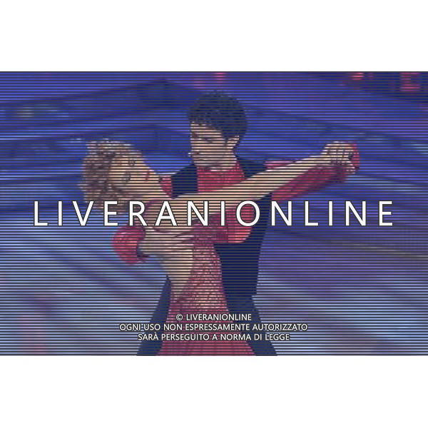Roma - 14/01/2012 - Auditorium Rai - Trasmissione TV \' Ballando con le stelle \' - nella foto: Lucrezia Lante della Rovere e Simone Di Pasquale å© Fabrizio Corradetti - Ag. Aldo Liverani sas