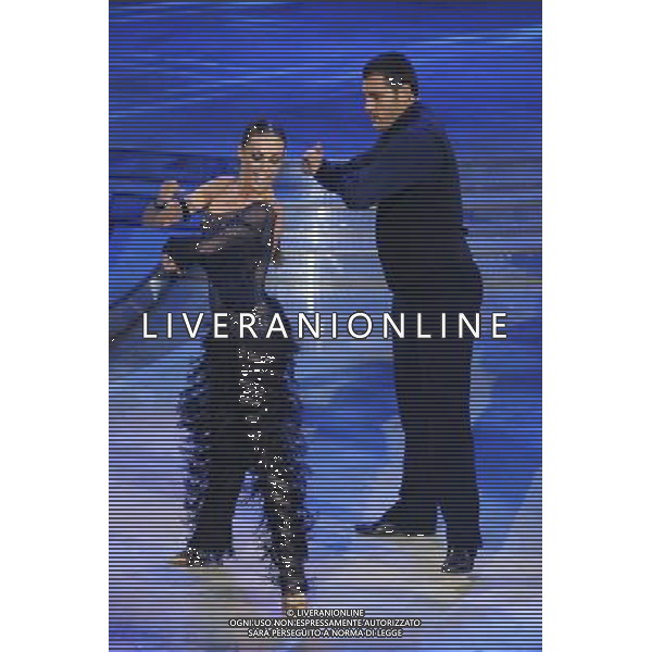 Roma - 14/01/2012 - Auditorium Rai - Trasmissione TV \' Ballando con le stelle \' - nella foto: Bobo Vieri e Natalia Titova å© Fabrizio Corradetti - Ag. Aldo Liverani sas