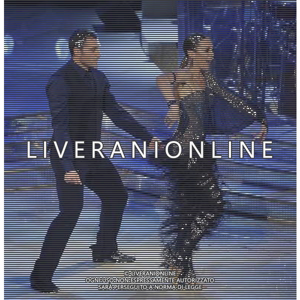Roma - 14/01/2012 - Auditorium Rai - Trasmissione TV \' Ballando con le stelle \' - nella foto: Bobo Vieri e Natalia Titova å© Fabrizio Corradetti - Ag. Aldo Liverani sas