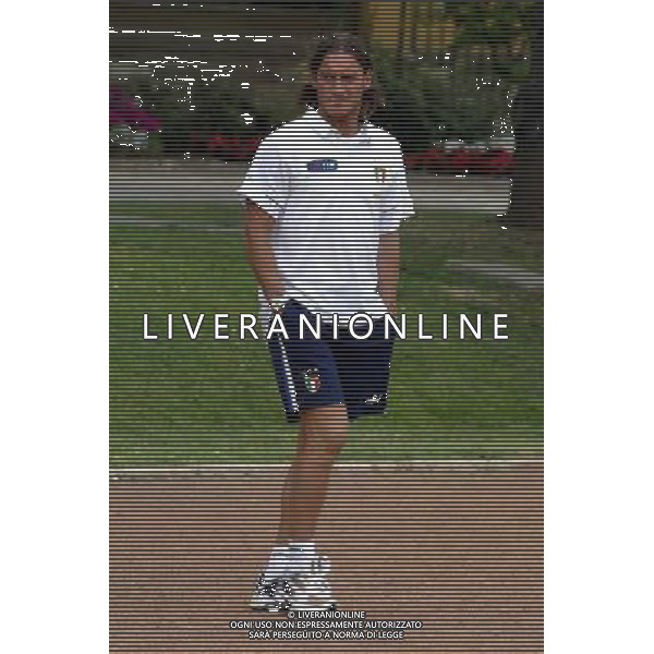 COVERCIANO 28/5/2004 ALLENAMENTO DELLA NAZIONALE ITALIANA NELLA FOTO FRANCESCO TOTTI FOTO NUCCI/AG ALDO LIVERANI