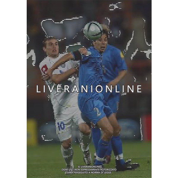 BOCHUM (GERMANIA) 29/05/2004 ITALIA-SERBIA EUROPEI UNDER 21 NELLA FOTO CRISTIAN ZACCARDO FOTO FILIUPPO VENEZIA/AGENZIA ALDO LIVERANI