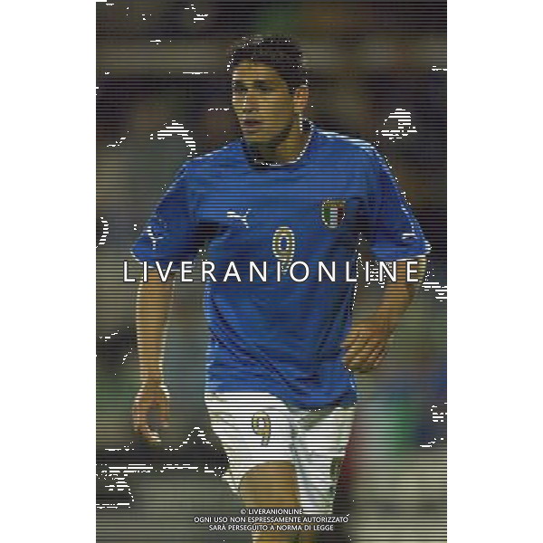 UNDER 21 CALCIO 2003 NELLA FOTO BORRIELLO MARCO FOTO ALDO LIVERANI