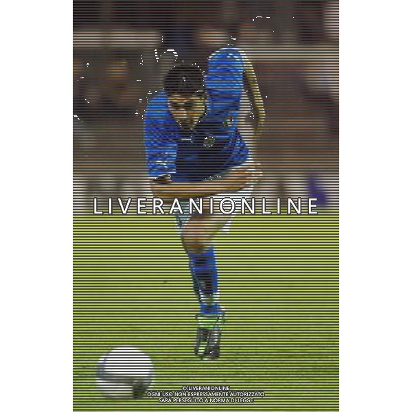 UNDER 21 CALCIO 2003 NELLA FOTO BORRIELLO MARCO FOTO ALDO LIVERANI