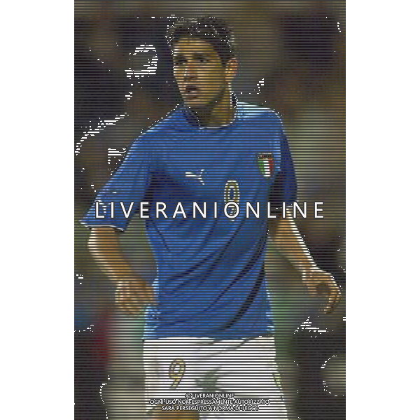 UNDER 21 CALCIO 2003 NELLA FOTO BORRIELLO MARCO FOTO ALDO LIVERANI