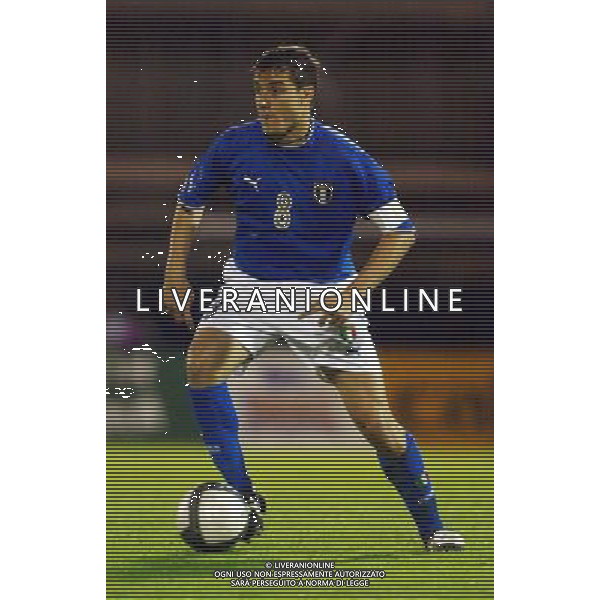 UNDER 21 CALCIO 2003 NELLA FOTO BRIGHI MATTEO FOTO ALDO LIVERANI