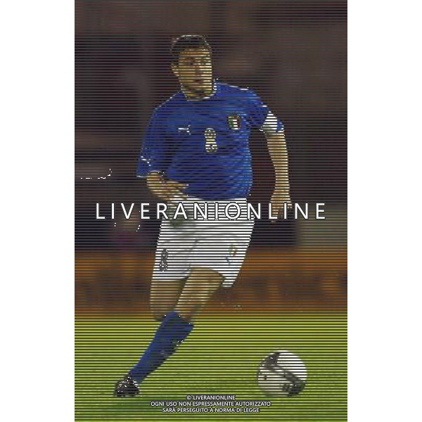 UNDER 21 CALCIO 2003 NELLA FOTO BRIGHI MATTEO FOTO ALDO LIVERANI