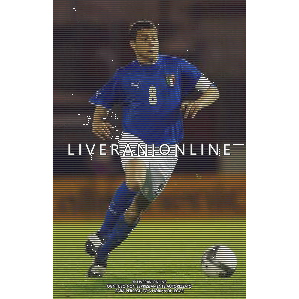 UNDER 21 CALCIO 2003 NELLA FOTO BRIGHI MATTEO FOTO ALDO LIVERANI