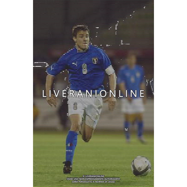 UNDER 21 CALCIO 2003 NELLA FOTO BRIGHI MATTEO FOTO ALDO LIVERANI