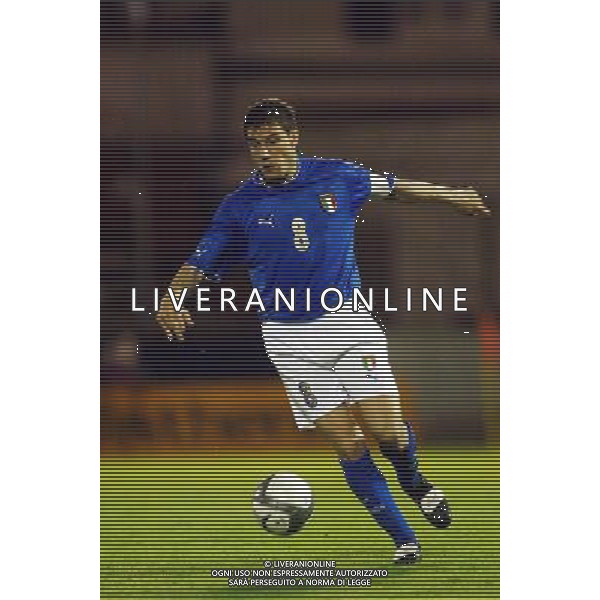 UNDER 21 CALCIO 2003 NELLA FOTO BRIGHI MATTEO FOTO ALDO LIVERANI