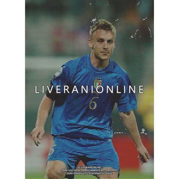 CAMPIONATO EUROPEO UNDER 21 29/05/2004 ITALIA-SERBIA NELLA FOTO DEROSSI DANIELE AGENZIA ALDO LIVERANI