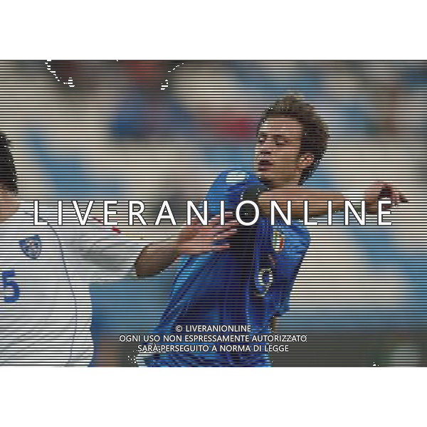 CAMPIONATO EUROPEO UNDER 21 29/05/2004 ITALIA-SERBIA NELLA FOTO GILARDINO ALBERTO AGENZIA ALDO LIVERANI
