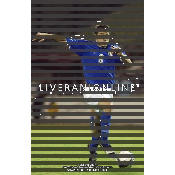 UNDER 21 CALCIO 2003 NELLA FOTO BRIGHI MATTEO FOTO ALDO LIVERANI