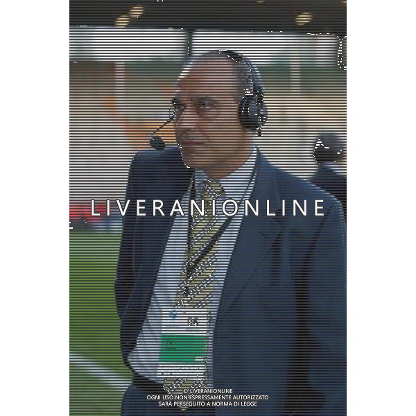 CAMPIONATO EUROPEO UNDER 21 29/05/2004 ITALIA-SERBIA NELLA FOTO PARIS CARLO TELECRONISTA AGENZIA ALDO LIVERANI