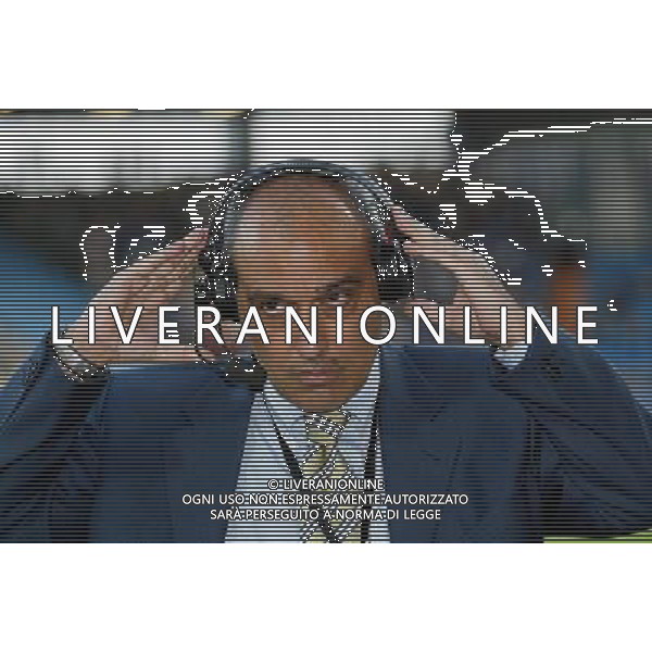 CAMPIONATO EUROPEO UNDER 21 29/05/2004 ITALIA-SERBIA NELLA FOTO PARIS CARLO TELECRONISTA AGENZIA ALDO LIVERANI