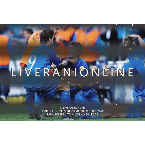 CAMPIONATO EUROPEO UNDER 21 29/05/2004 ITALIA-SERBIA NELLA FOTO SCULLI GIUSEPPE AGENZIA ALDO LIVERANI