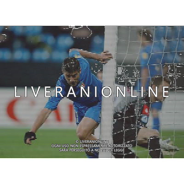 CAMPIONATO EUROPEO UNDER 21 29/05/2004 ITALIA-SERBIA NELLA FOTO SCULLI GIUSEPPE AGENZIA ALDO LIVERANI