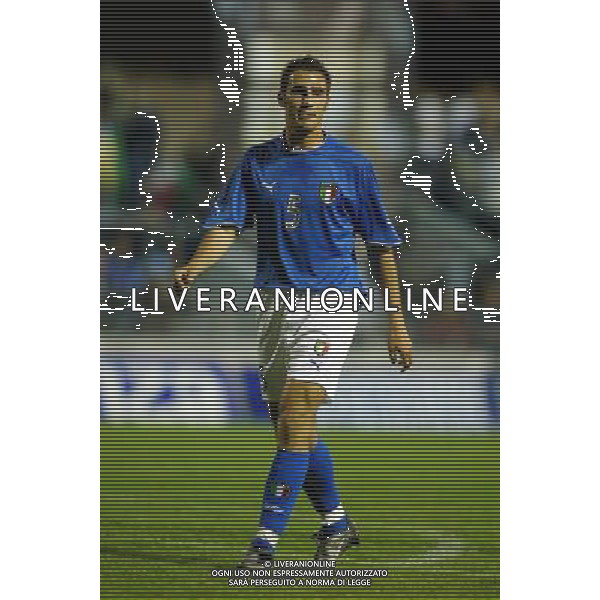 UNDER 21 CALCIO 2003 NELLA FOTO CANNAVARO PAOLO FOTO ALDO LIVERANI