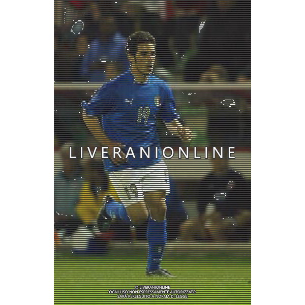 UNDER 21 CALCIO 2003 NELLA FOTO D\'AGOSTINO GAETANO FOTO ALDO LIVERANI
