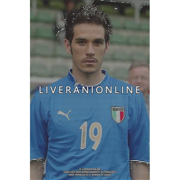 UNDER 21 CALCIO 2003 NELLA FOTO D\'AGOSTINO GAETANO FOTO ALDO LIVERANI
