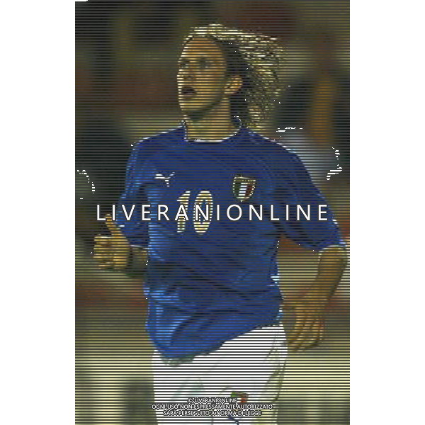 UNDER 21 CALCIO 2003 NELLA FOTO DALLA BONA SAMUELE FOTO ALDO LIVERANI