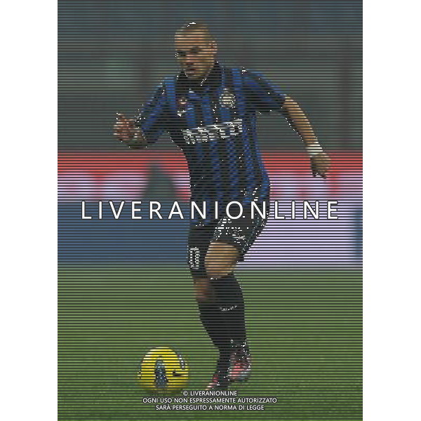 Coppa Italia TIM Cup 2011/2012 Ottavi di Finale Milano - 19.01.2012 Inter-Genoa Nella Foto:Wesley Sneijder /Ph.Vitez-Ag. Aldo Liverani