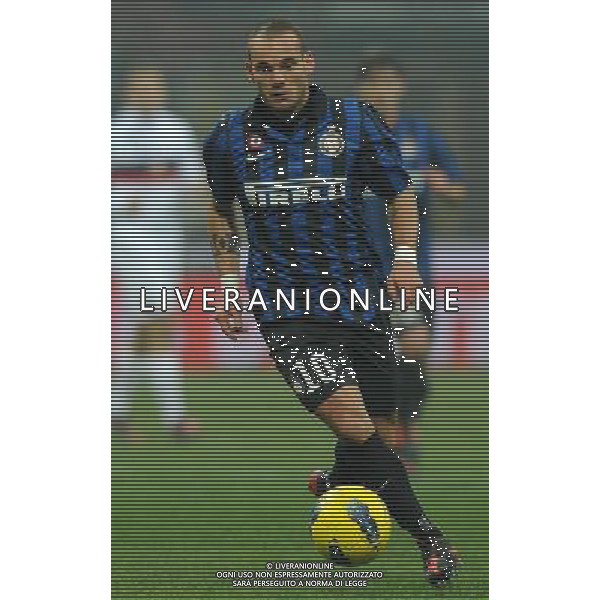 Coppa Italia TIM Cup 2011/2012 Ottavi di Finale Milano - 19.01.2012 Inter-Genoa Nella Foto:Wesley Sneijder /Ph.Vitez-Ag. Aldo Liverani