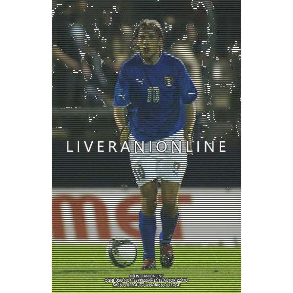 UNDER 21 CALCIO 2003 NELLA FOTO DALLA BONA SAMUELE FOTO ALDO LIVERANI