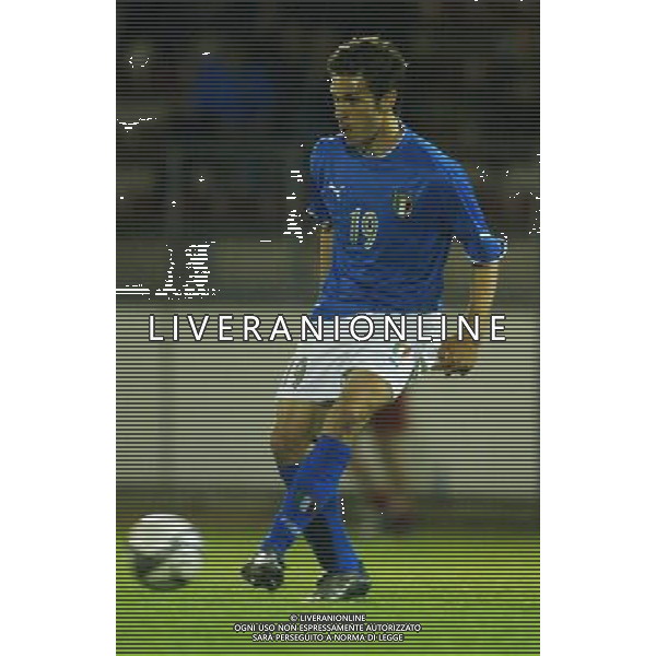 UNDER 21 CALCIO 2003 NELLA FOTO D\'AGOSTINO GAETANO FOTO ALDO LIVERANI