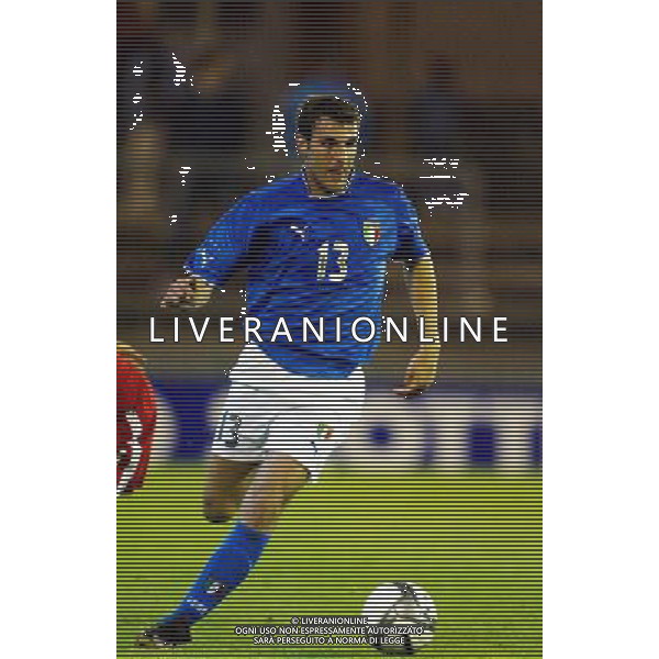 UNDER 21 CALCIO 2003 NELLA FOTO FERRI MICHELE FOTO ALDO LIVERANI