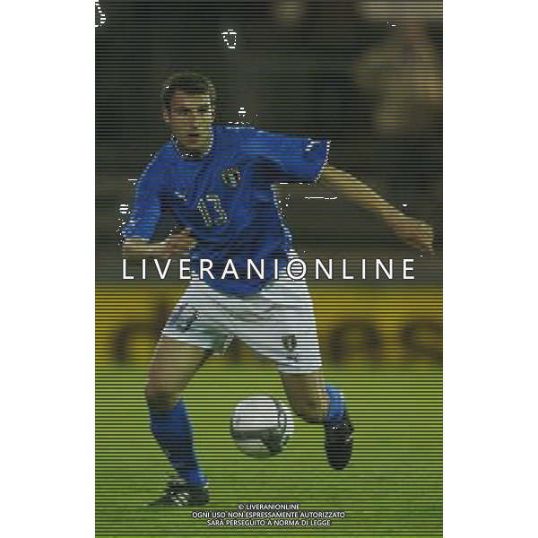 UNDER 21 CALCIO 2003 NELLA FOTO FERRI MICHELE FOTO ALDO LIVERANI