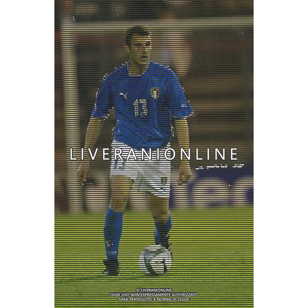UNDER 21 CALCIO 2003 NELLA FOTO FERRI MICHELE FOTO ALDO LIVERANI