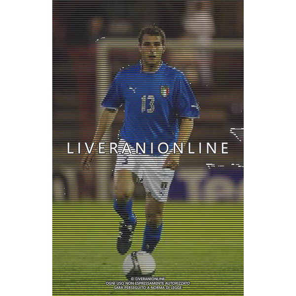 UNDER 21 CALCIO 2003 NELLA FOTO FERRI MICHELE FOTO ALDO LIVERANI