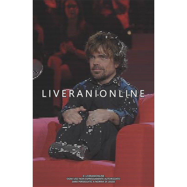 COLOGNO MONZESE (MI) 21/1/2012 STUDI TELEVISIVI DI MEDIASET PROGRAMMA TELEVISIVO: -CHIAMBRETTI SUNDAY SHOW- NELLA FOTO PETER DINKLAGE FOTO ROMANO/ALDO LIVERANI