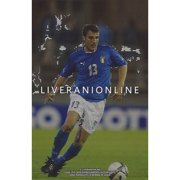 UNDER 21 CALCIO 2003 NELLA FOTO FERRI MICHELE FOTO ALDO LIVERANI