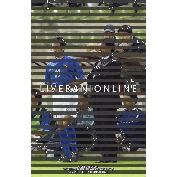 UNDER 21 CALCIO 2003 NELLA FOTO GENTILE CLAUDIO-D\'AGOSINO GAETANO FOTO ALDO LIVERANI