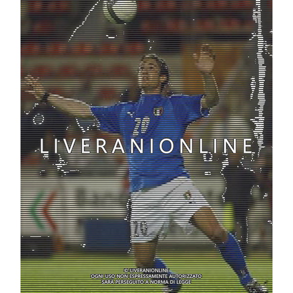 UNDER 21 CALCIO 2003 NELLA FOTO GILARDINO ALBERTO FOTO ALDO LIVERANI