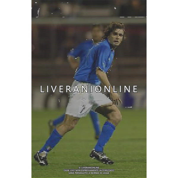 UNDER 21 CALCIO 2003 NELLA FOTO LAVECCHIA LUIGI FOTO ALDO LIVERANI