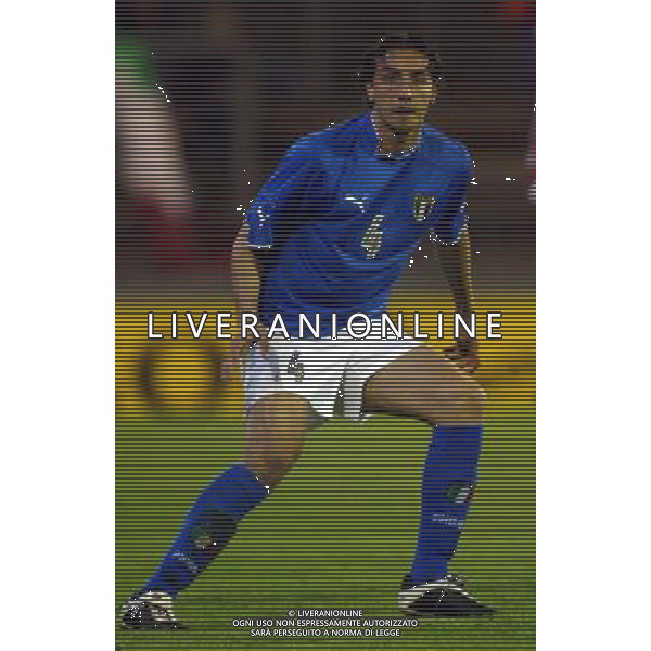 UNDER 21 CALCIO 2003 NELLA FOTO MORETTI EMILIANO FOTO ALDO LIVERANI