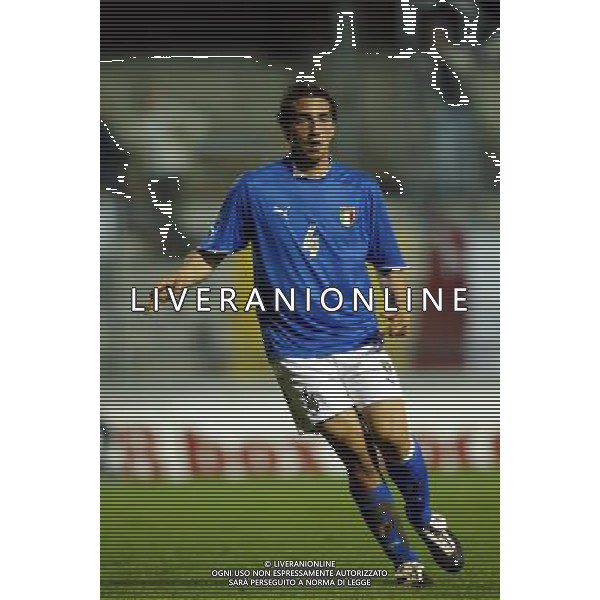 UNDER 21 CALCIO 2003 NELLA FOTO MORETTI EMILIANO FOTO ALDO LIVERANI