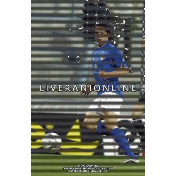 UNDER 21 CALCIO 2003 NELLA FOTO MORETTI EMILIANO FOTO ALDO LIVERANI