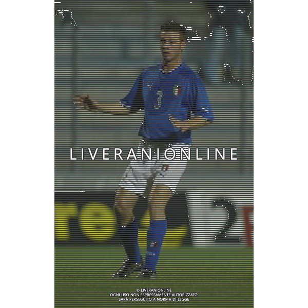 UNDER 21 CALCIO 2003 NELLA FOTO PASQUALE GIOVANNI FOTO ALDO LIVERANI
