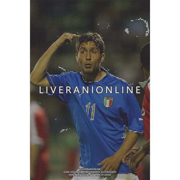 UNDER 21 CALCIO 2003 NELLA FOTO SCULLI GIUSEPPE FOTO ALDO LIVERANI