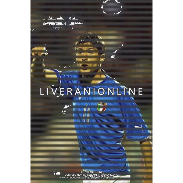 UNDER 21 CALCIO 2003 NELLA FOTO SCULLI GIUSEPPE FOTO ALDO LIVERANI