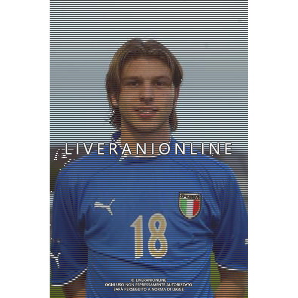 UNDER 21 CALCIO 2003 NELLA FOTO zanetti paolo FOTO ALDO LIVERANI